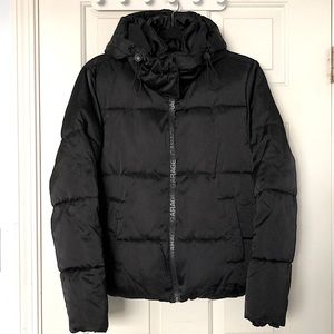 Garage Black Puffer Jacket
